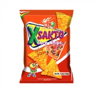XSAKTO SPICY PIZZA FLAVORED CORN CHIPS - 58g - Exp Date: Mar 28, 2024