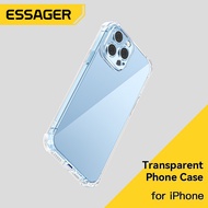 Essager for iphone 7- 14 pro max case transparent all-inclusive TPU phone case for iphone case