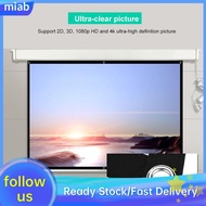 Maib HD Projector Screen 84 inch  16:9 3D Film Portable Foldable Movie Wall Screens for Home Party O