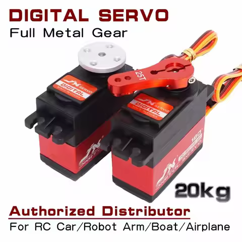 JX Servo PDI-6221mg 20kg Standard Digital Servo Metal Gear Large Torque 120 180 360 for 1:8 1:10 RC 