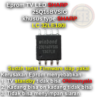 Ic Eprom Firmware TV SHARP 32LE180I