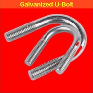 10mm Galvanized U-Bolts U Bend Screws GI U Shaped Bolt