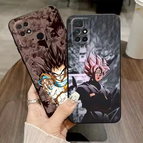 Dragon Ball Goku Manga Son Gohan Black Soft Phone Cover Case for Xiaomi Redmi A3 10 K40 K80 Pro 14C 