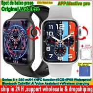 ZZOOI Original iwo W28 Pro Smart Watch Series 8 Password 1.95 inch Bluetooth Call NFC Siri Wireless ECG IP68 Waterproof Smartwatch Men