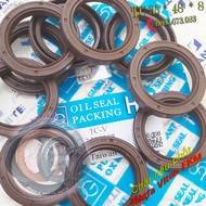 [10 cái] Phốt dầu Viton chịu nhiệt 200 độ C kháng hóa chất SOG TC 35*48*8 Phớt lò xo chặn nhớt trục 