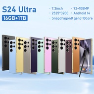 S24 Ultra Smartphone - 7.3" Display, 3GB RAM + 64GB Storage, 4G Android 10 Phone with Stylus