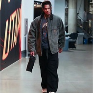 5GUP Retro Washed Cargo Jacket - Loose Fit with Lapels