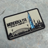 Merdeka 118 Stadium embroidered emblem