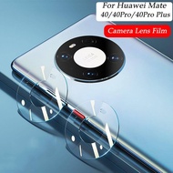 For Huawei Mate 40 40E 30 Pro Pro+ Camera Lens Screen Protector Film For Huawei Nova 10 P40 P50 Pocket Pro Pro+ Safety Back Cover Soft Tempered Glass