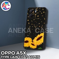 AC49-Case OPPO A5X 2025-FLOWER PICTURE-Latest OPPO A5X Softcase-OPPO A5X Casing-Silicone OPPO A5X