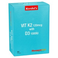 KORDELS VITAMIN K2 120MG+D3 1000IU 60S