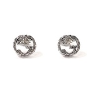 【日本直送】二手美品 GUCCI 古馳 耳環 457109 J8400 0811 Interlocking G GG 925銀 飾品
