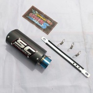 Exhaust racing exhaust Ex5 Wave Kriss lagenda slr dream Y15 Y15ZR dash lc153 fz150i R15 v3 v4 51 mm 