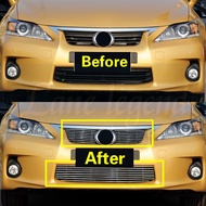 For Lexus CT 200 CT 200h 2011 2012 2013 Stainless Steel Center Racing Mesh Bumper Grills Billet Gril