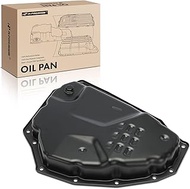 A-Premium Transmission Oil Pan with Drain Plug Compatible with Nissan Kicks 2019, 1.6L, Replace # 31
