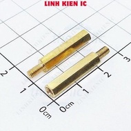 [10 Pieces]- HEX-M3 Copper Pillar Male-Female Length 21mm Linhkien IC