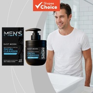 Advanced Charcoal & Polygonatum Odoratum Extract Men's Refreshing Face Wash for Deep Clean, No Resid