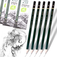 Deli 2H HB 2B 3B 4B 6B 7B 8B 10B 12B Sketch Pencil Drawing Painting Pencil Art Pencil 12pcs Design D