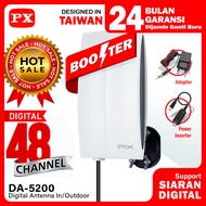 Antena TV Digital DVBT2 Indoor Outdoor Booster Antenna Analog 4K PX DA-5200