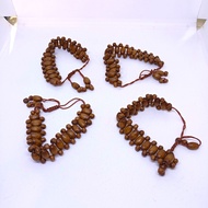 Ethnic Bracelet Knitted Wooden Bracelet Beach Bracelet