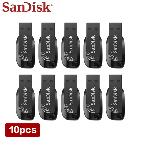 10pcs/lot SanDisk CZ410 pen drive USB 3.0 USB Flash Drive 32GB 64GB 128GB Memory Stick U Disk Read s