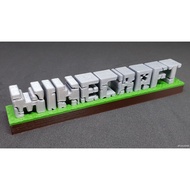 MINECRAFT 3D LOGO (Minicraft 3D Logo)