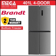 BRANDT BFM870NXA 401L 4-DOOR FRENCH DOOR FRIDGE (2 TICKS)