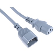 Computer Monitor Power Cord 1m High Quality IEC C14 Input to IEC C13 Output (Ready Stock)