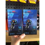 LED FAST CAR CHARGER 18W SP-206 (WHOLESALE)