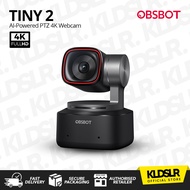 OBSBOT Tiny 2 / Tiny 2 Lite Webcam 4K Voice Control PTZ AI-Tracking Multi-Mode & Auto Focus