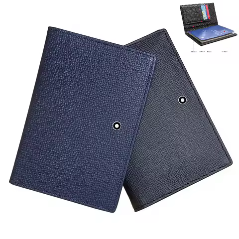 High End Business Sel Card Holder Man Artificial Leather Credit Passport Card Holder Small Wallet Ba