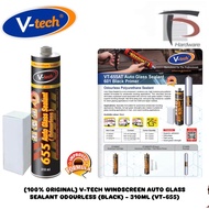 [100% ORIGINAL] V-TECH WINDSCREEN AUTO GLASS SEALANT ODOURLESS (BLACK) - 310ML (VT-655)