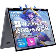 CHUWI FreeBook Tablet Notebook 2-in-1 Intel N150 13.5'' FHD Touch Screen 16GB LPDDR5 RAM 512GB SSD W