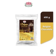 (Ready Stock) 888 Belgian Chocolate Powder 650g | Hot Chocolate Cocoa Drink Mix for Cafe & Home