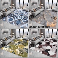 XXXL (180 X 260cm) | VELVET CARPET 3D | KARPET RUANG TAMU | KARPET TEBAL | READY STOCK