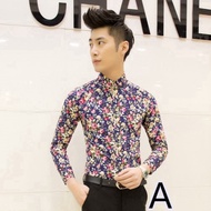 [MT 093] Men Shirt Trendy Top Clothes Man Handsome