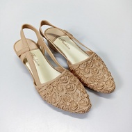 Sampai7an SPT-75 Sandal Sepatu Wanita Low Heel Tali Woman Slip-On Mules Shoes Model Tali Terbaru COD