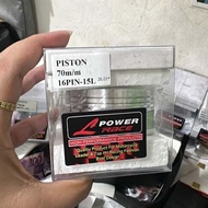 Lhk piston kit 70mm pin 16