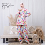 Leesy.id - One Set Beliz 03 Tie Dye 02/Elena/Elvitta Pattern Pajamas