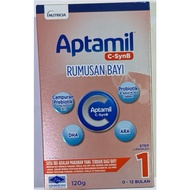Aptamil step 1 Aptamil 120g X 24 boxes (1 carton) C-synB Rumusan Bayi **EXP: 01/2027**