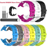 Band for Suunto D4 / D4i, Classic Replacement Soft Wristband for Suunto D4 / D4i Novo Watch, Fits 5.7 inches-8.6 inches (145mm-220mm) Wrist