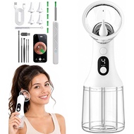 Electric Ear Wax Removal Kit - Safe & Gentle Waxy Ear Cleaner Tool with 4 Pressure Settings, LED Dis