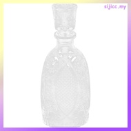 sijicc  Decanter Bottle Decorative Whiskey Transparent Glass Wine Liquor