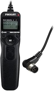 PHOLSY N8 Timer Remote Control Cable with Intervalometer for Nikon Z8, Z9, D3, D4, D5, D6, D800, D85