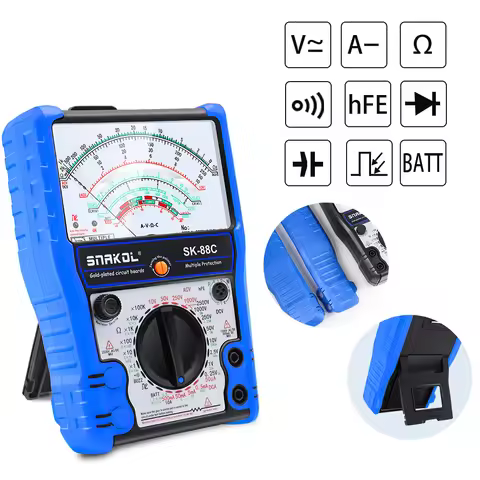 SNAKOL SK88C External Magnetic Pointer Anti-Burn High-Precision Multimeter Universal Meter High-Prec
