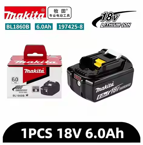Original Makita 18V battery 9.0AH rechargeable battery, Makita 18V charger BL1840 BL1830B BL1830B Ma