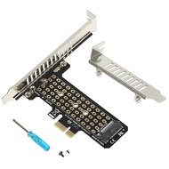 GELRHONR M.2 NVME SSD to PCIe X1 Host Controller Expansion Card,Supports 2280, 2260, 2242, 2230 Soli
