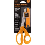 Fiskars Razor Edge Fabric Scissors 8" Clean Cuts through more layer fabrics