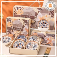 Mangkuk Beras Gaya Vintaj Mangkuk Porselin Mangkuk Seramik Mangkuk Keramik Doorgift Hadiah Perkahwin