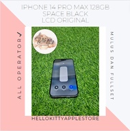 Iphone 14 pro max 128gb space black second ex inter fullset mulus 